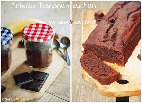 Supersaftiger und superschokoladiger Schoko-Bananen-Brownie-Kuchen! [Alles im Kasten oder zu tief ins Glas geschaut?]