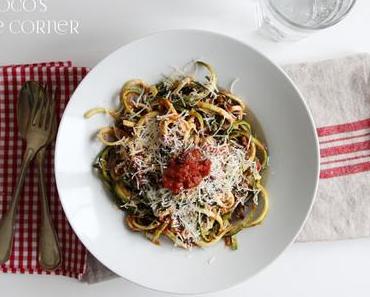 Zoodles à la Puttanesca - glutenfreie Nudeln