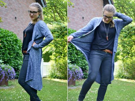 Long Cardigan Outfit Sommer