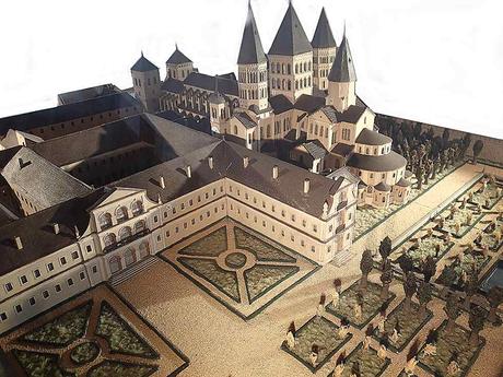 Modell von Cluny III - größte Kirche der Christenheit.  - © Foto: Erich Kimmich