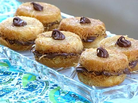 Mini - Kunafa mit Nutella -  Kunafa Ramadan Gebäck Rezept