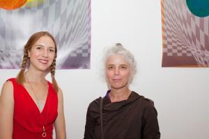  Anina Rubin  und Ann Muller,Leiterin der Kulturabteilung Botschaft Luxemburg (C) Foto Sandra Ratkovic