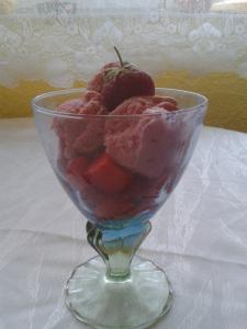 Erdbeer-Balsamico Eis