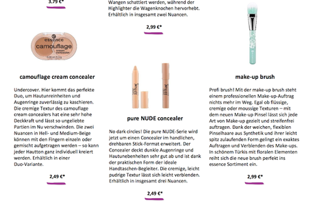 [Preview] essence Neues Sortiment Herbst/Winter 2015