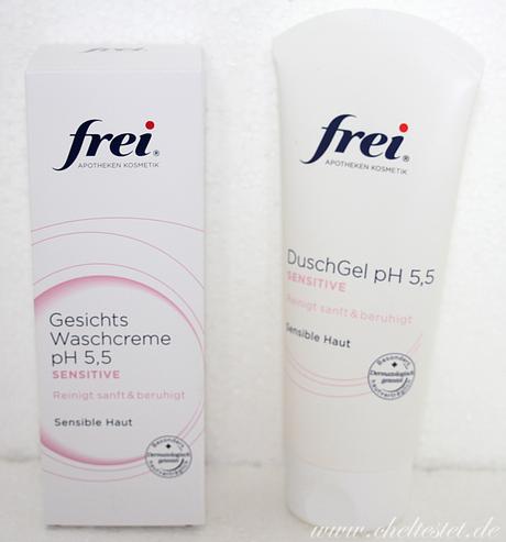 Frei Apothekenkosmetik Sensitive Duschgel und Gesichts Waschcreme