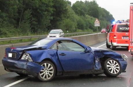 Schwerer Verkehrsunfall B54@Polizei Münster