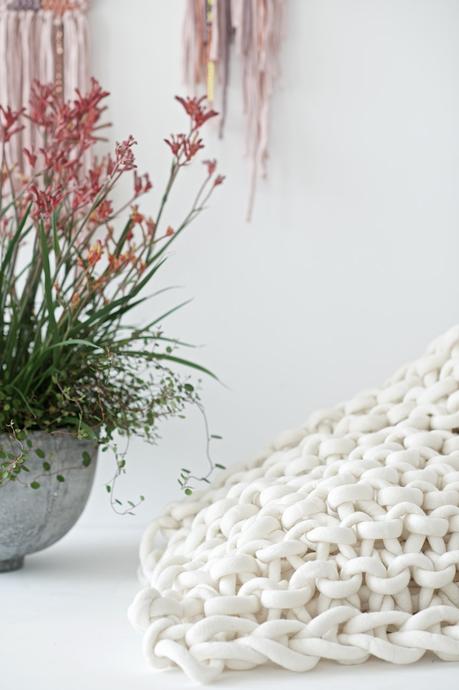 chunky knits with felted merino yarn by lebenslustiger.com