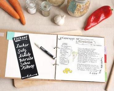 DIY Kochbuch mit Tafelfolie