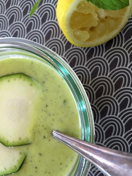 Kalte Zucchini-Joghurt Suppe