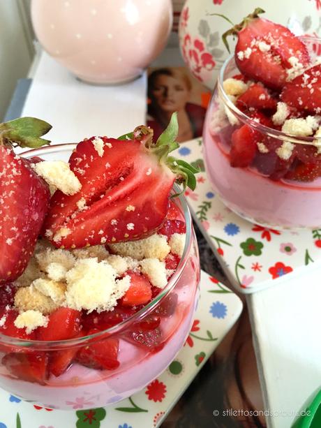 Strawberry Cheesecake im Glas