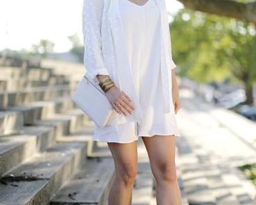 All White Outfit with Jumpsuit