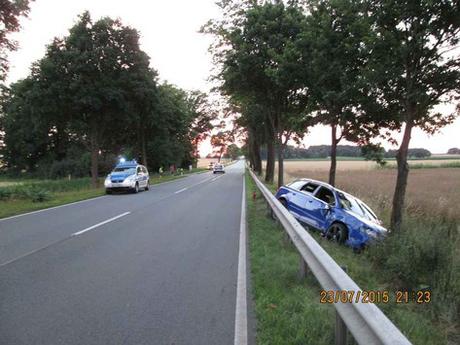 Verkehrsunfall nahe Lemgow @Polizeiinspektion Lüneburg