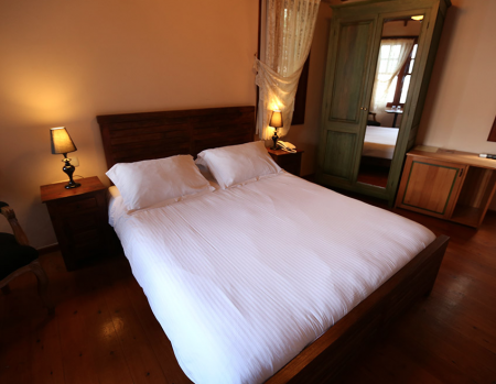 Jedes Doppelzimmer ist liebevoll und im türkischen Stil exklusiv eingerichtet.