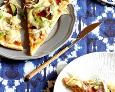 Fenchel-Pizza mit Ziegenkäse oder Rezepte aus dem Saisongarten Teil 2