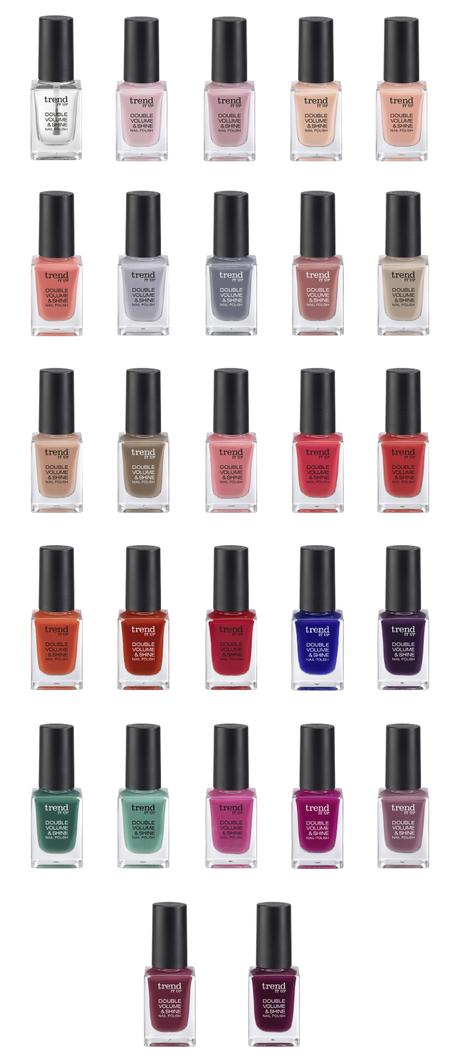 Die neue dm-Marke trend IT UP - Preview - Double Volume & Shine Nail Polish