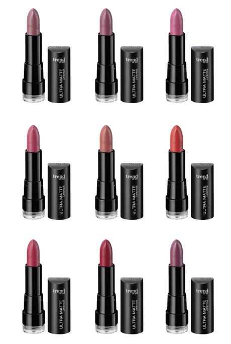 Die neue dm-Marke trend IT UP - Preview - Ultra Matte Lipstick