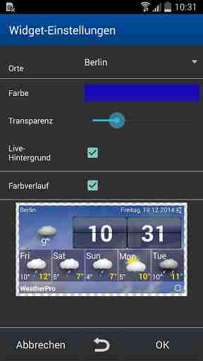 WeatherPro – Eine der besten Wetter Apps für Android derzeit fast geschenkt