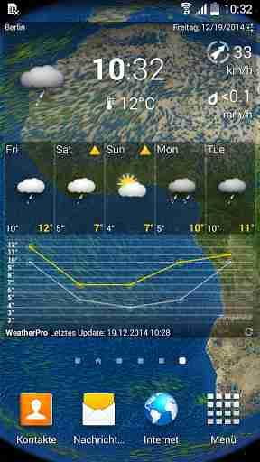 WeatherPro – Eine der besten Wetter Apps für Android derzeit fast geschenkt