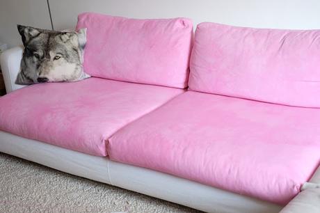 Sofabezug DYE - oder wie die Welt wieder etwas mehr rosa wird