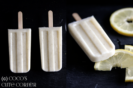 Zitronen Joghurt Buttermilch Popsicles - I scream Ice Cream