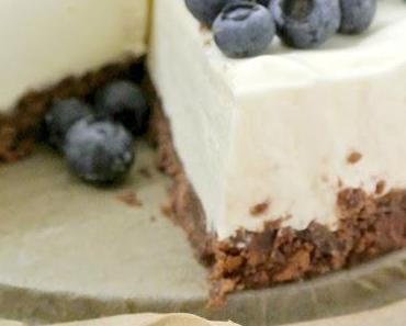 Cheesecake mit Heidelbeeren