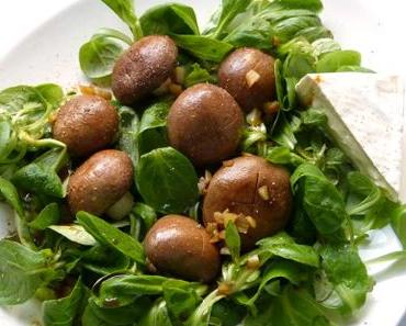 Champignons mit Brie