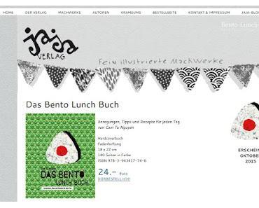 NEWS: Das Bento Lunch Buch beim JaJa-Verlag, Berlin
