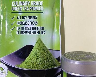 Kiss Me Organics Matcha Tee Produkttest Kiss Me Organics Matcha Tee Produkttest