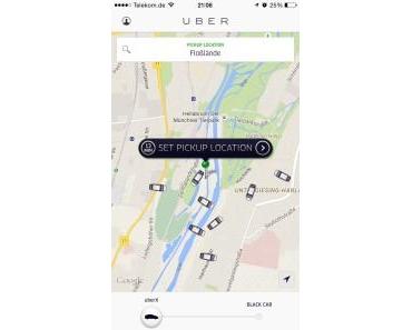 Uber mit Phantom-Autos in der App