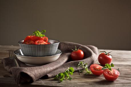 Warmer Tomatensalat, Food-Blog, vegan, glutenfrei, Rezept, Stuttgart