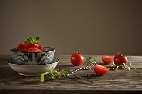 Warmer Tomatensalat, Food-Blog, vegan, glutenfrei, Rezept, Stuttgart