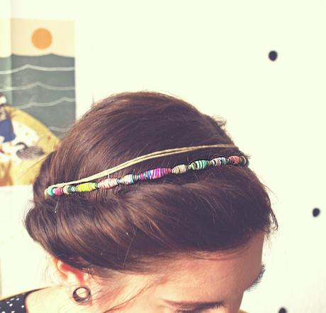 DIY Papierperlen-Haarband