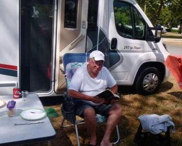 Leser im Urlaub-Teil3-Campingplatz La Fleche-Frankreich