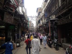 In Old Delhi gibt es viele dunkle, enge Gassen