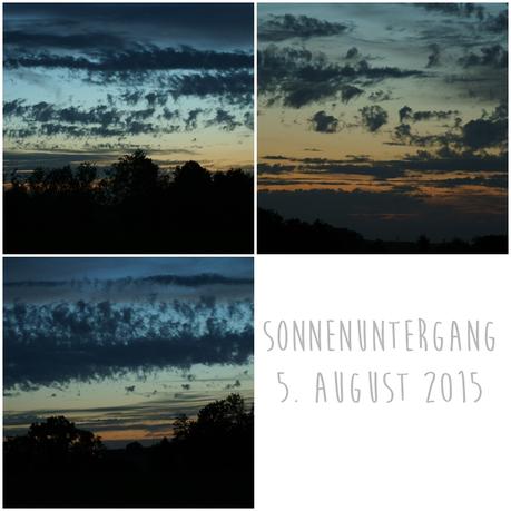 Blog & Fotografie by it's me! - Sonnuntergang am 3. August 2015