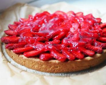 Strawberry Tart for fructose lactose intolerance