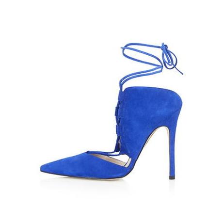 Topshop - GILLIAN Schuhe im Ghillies-Stil - Blau