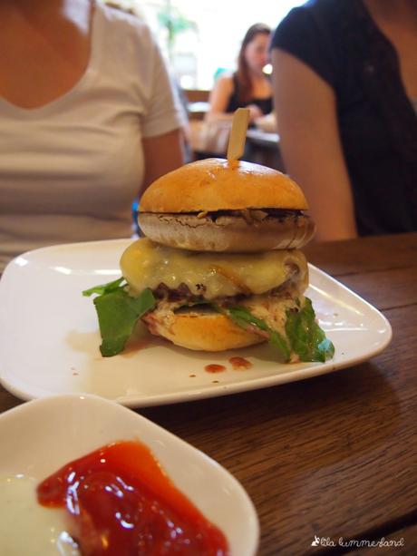 Der Porto Bello Burger mit Riesen-Champignon
