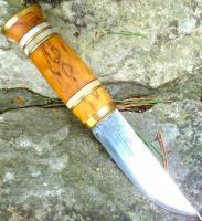 Vom Nordkap mitgebracht: Messer von Knivsmed Strømeng  aus Karasjok