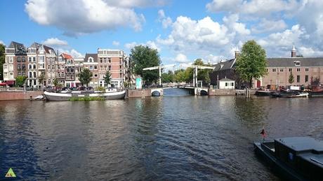 Kanal-Grachten-Amsterdam-Holland-Niederlande