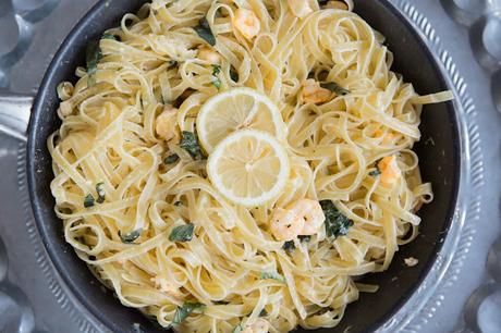 Food: One Pan Summer Pasta with shrimps