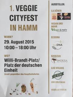 Veggie Cityfest in Hamm am 29.08.2015
