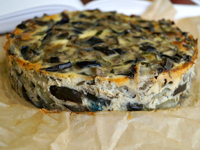 Auberginen-Zucchini-Kuchen