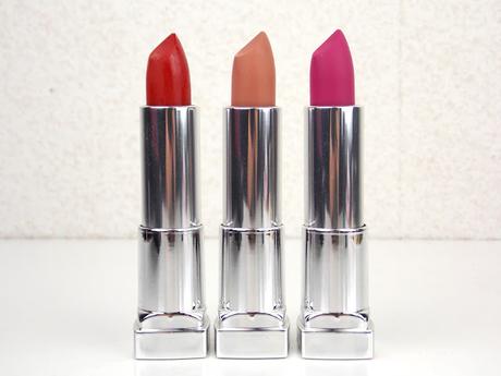 [Test & erster Eindruck] Maybelline colorsensational creamy matt lipstick | Neuheiten September 2015*