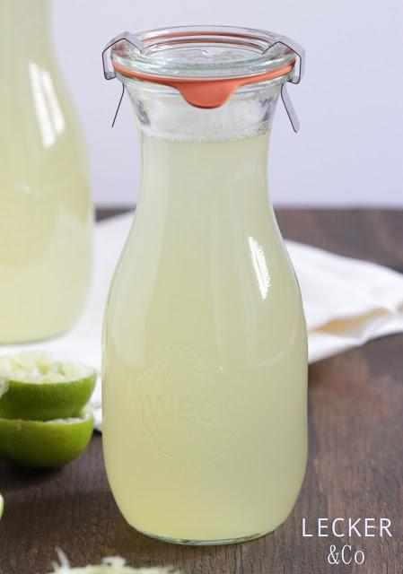 Ingwer-Limetten Sirup Ingwer-Limetten Sirup