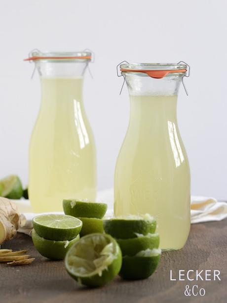 Ingwer-Limetten Sirup Ingwer-Limetten Sirup