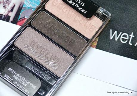 Wet'n'Wild Color Icon Eyeshadow Trio 335 Silent Treatment - Review + AMU + Swatches
