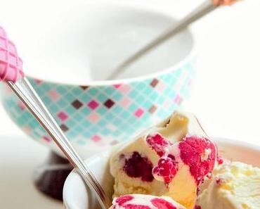 Himbeer-Mascarpone-Eis (zuckerfrei)