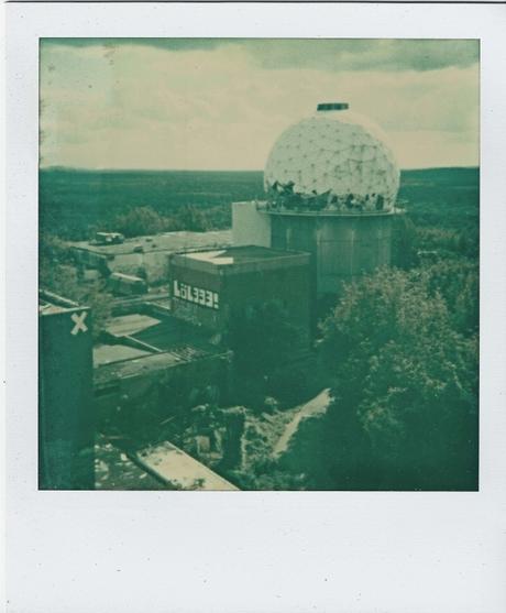 Gescanntes Polaroid mit Blick auf der Search Tower