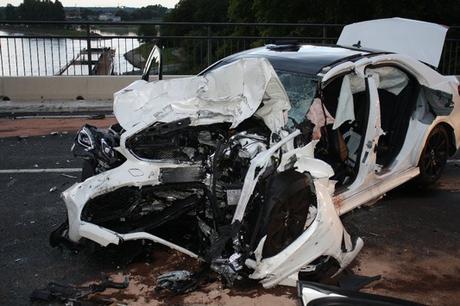 Tödlicher Verkehrsunfall Salierbrücke Speyer